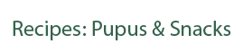 pupus and snacks